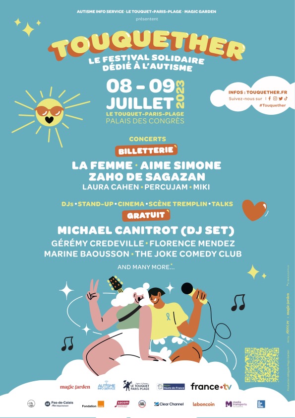 Affiche festival Touquether 2023 artistes
