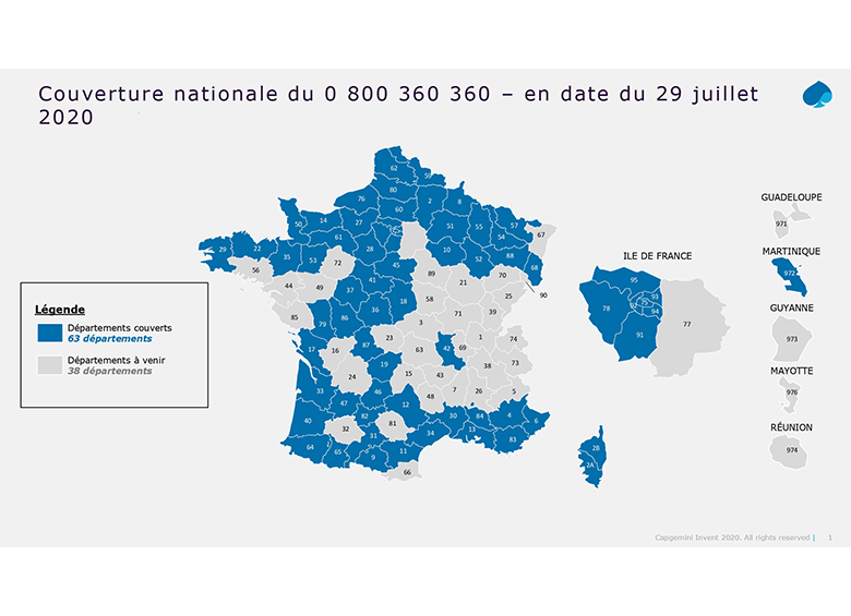 Carte 360 Carte de la couverture nationale du 360
