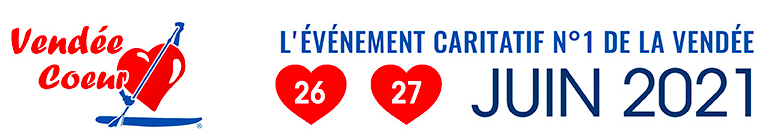 Bandeau Vendée Coeur 2021 avec logo et dates de l'événement