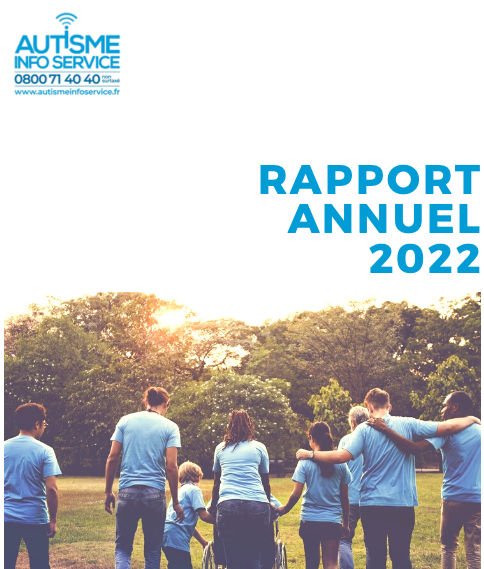 Page de garde du rapport annuel 2022 Autisme Info Service