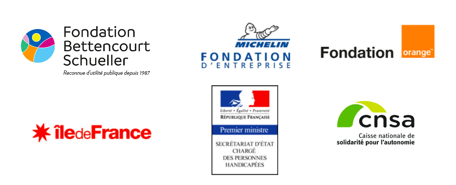 Logos des soutiens Autisme Info Service