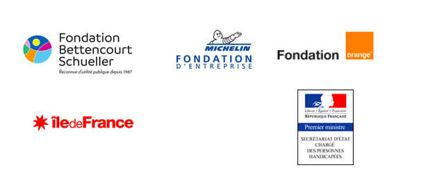 Logos des soutiens Autisme Info Service