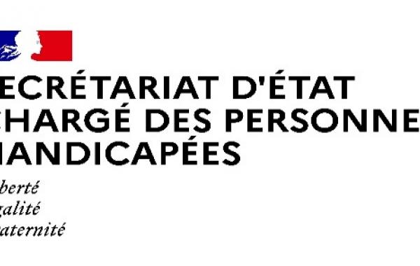 Logo Secrétariat d'état chargé des personnes handicapées