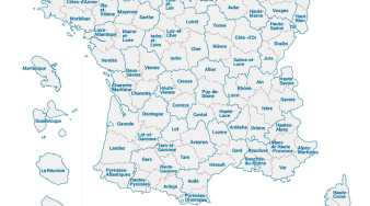 Carte de France et des territoires francais
