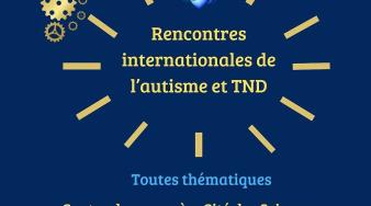 Affiche du salon des Rencontres Internationales de l'autisme et des TND